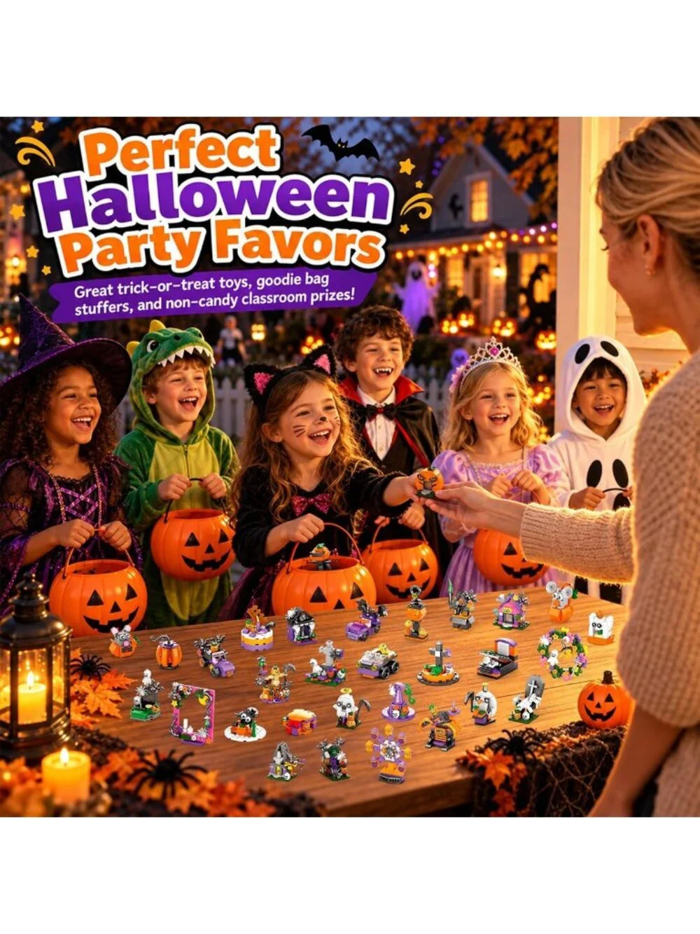 31-Day Halloween Advent Calendar 2026 | Building Blocks Set for Teens & Kids